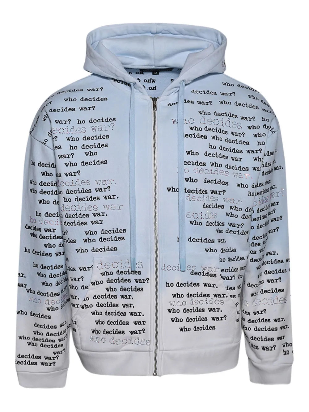 Who Decides War  scripture zip-up hoodie