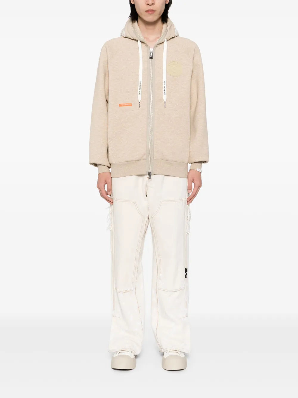 AAPE BY *A BATHING APE® moonface logo zip-up hoodie