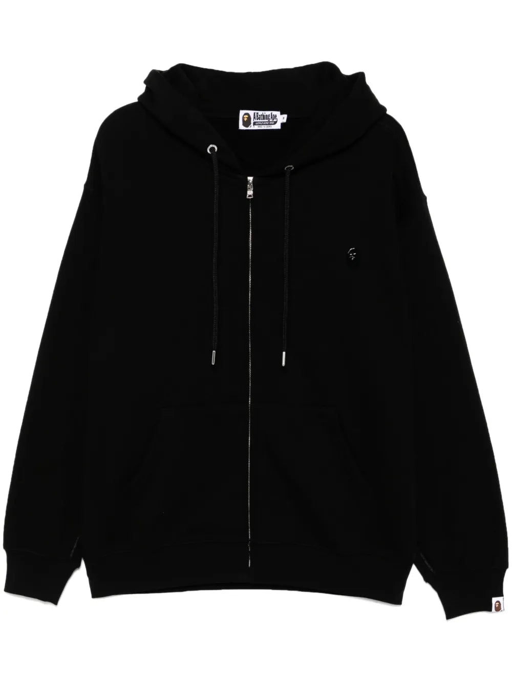 A BATHING APE®  one-point zip-up hoodie