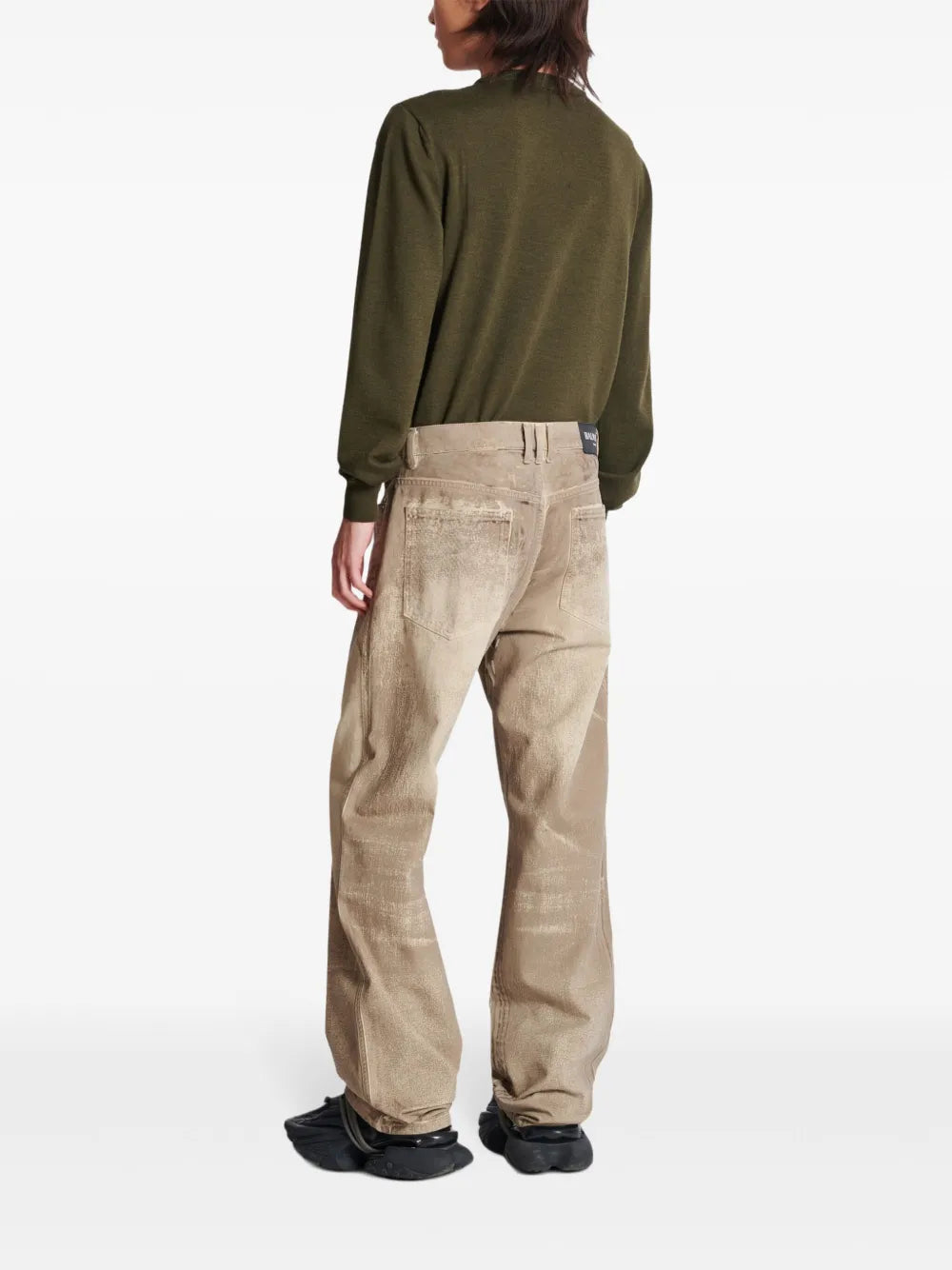 Balmain garment-dyed jeans - Image 4