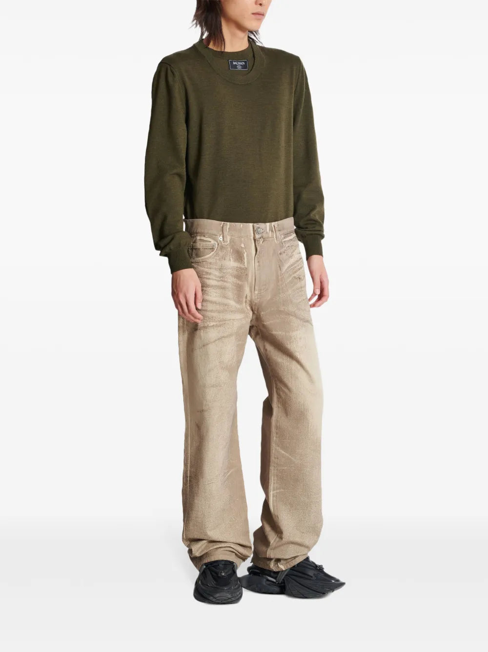 Balmain garment-dyed jeans - Image 3