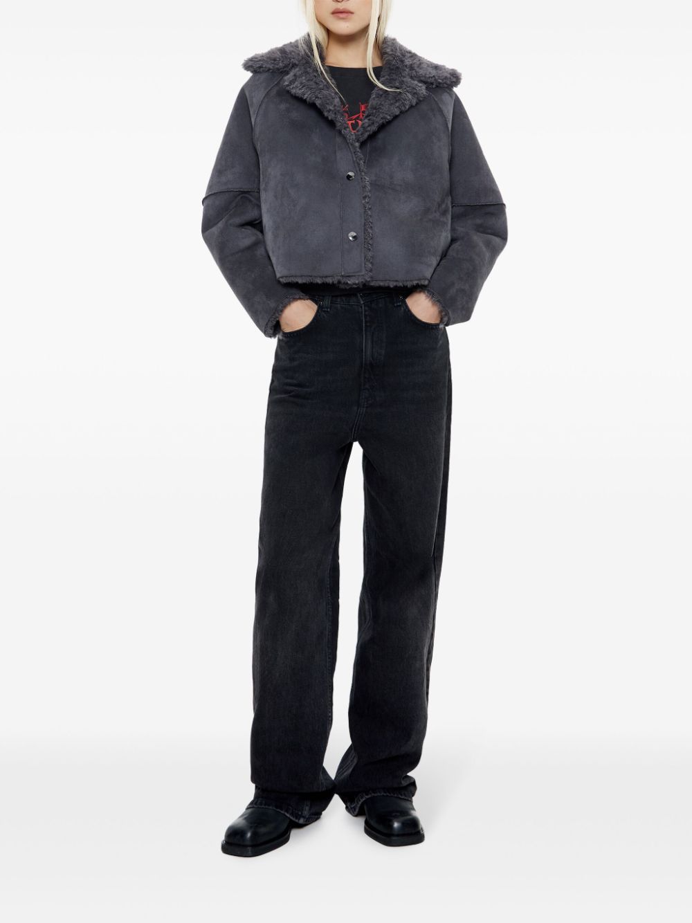 Bimba y Lola  faux-suede jacket