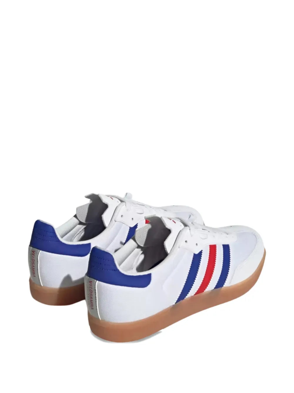 adidas  Velosamba Made With Nature "Cloud White/Lucid Blue/Better Scarlet" sneakers