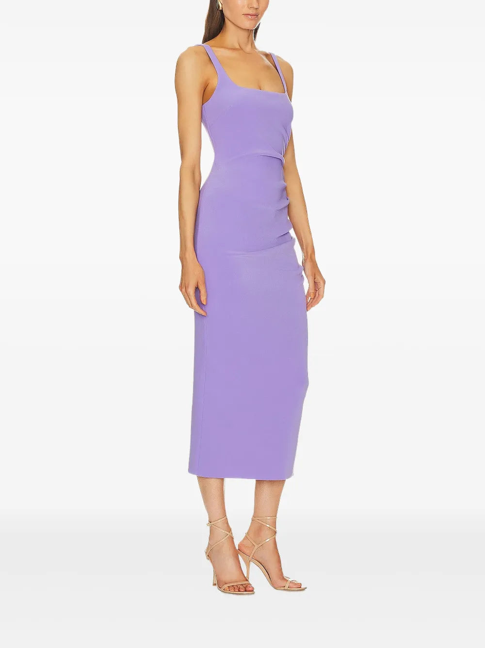 BEC + BRIDGE ruched midi day dress - Image 2