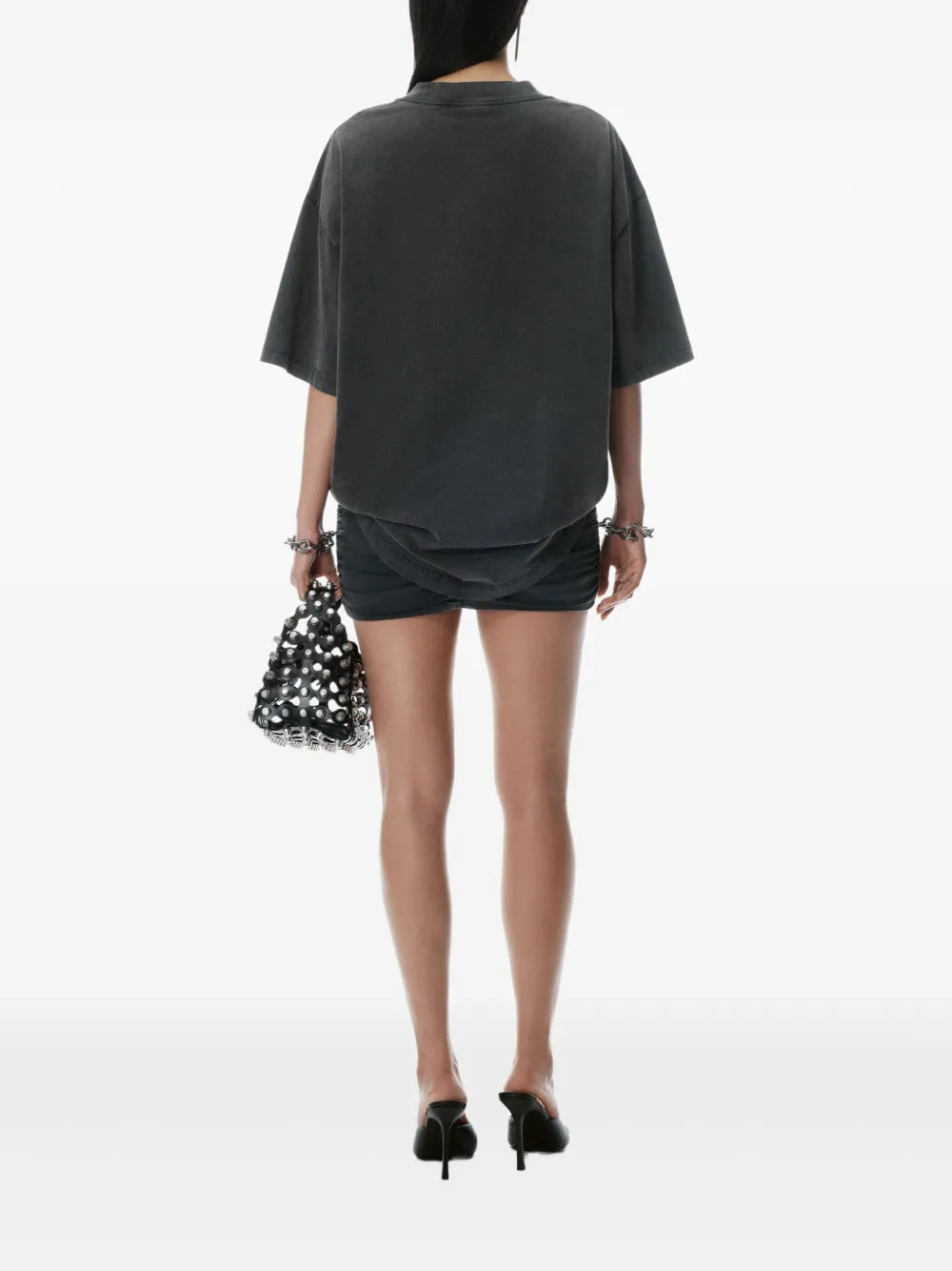 Alexander Wang ruched t-shirt dress