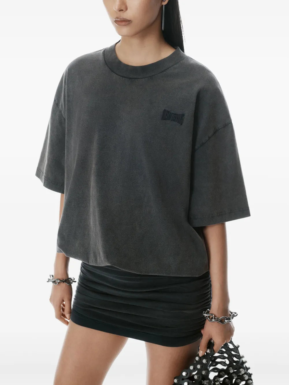 Alexander Wang ruched t-shirt dress