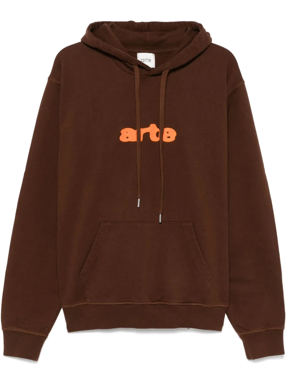 ARTE  logo-embroidered hoodie
