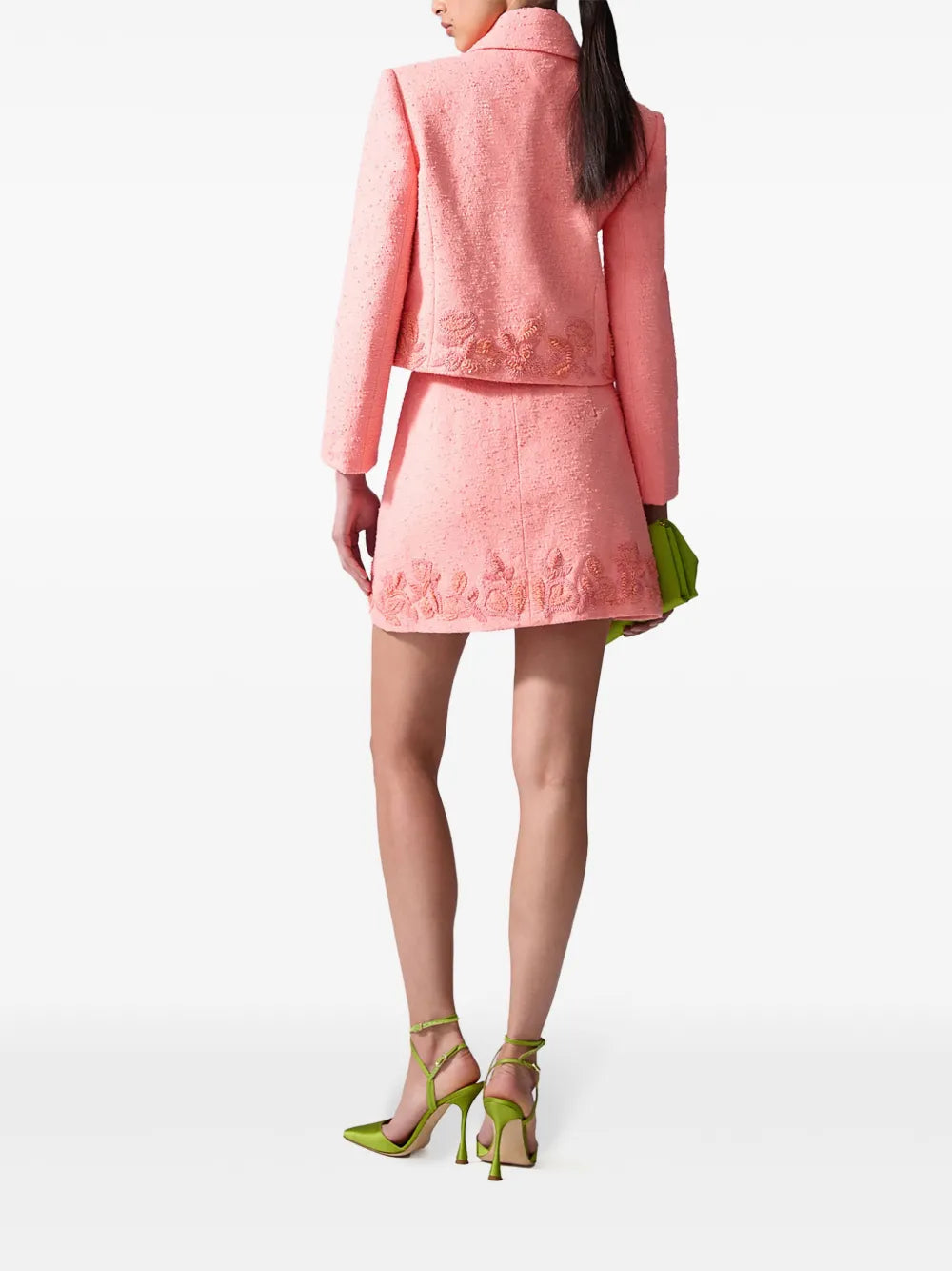 Carolina Herrera  embroidered cropped jacket