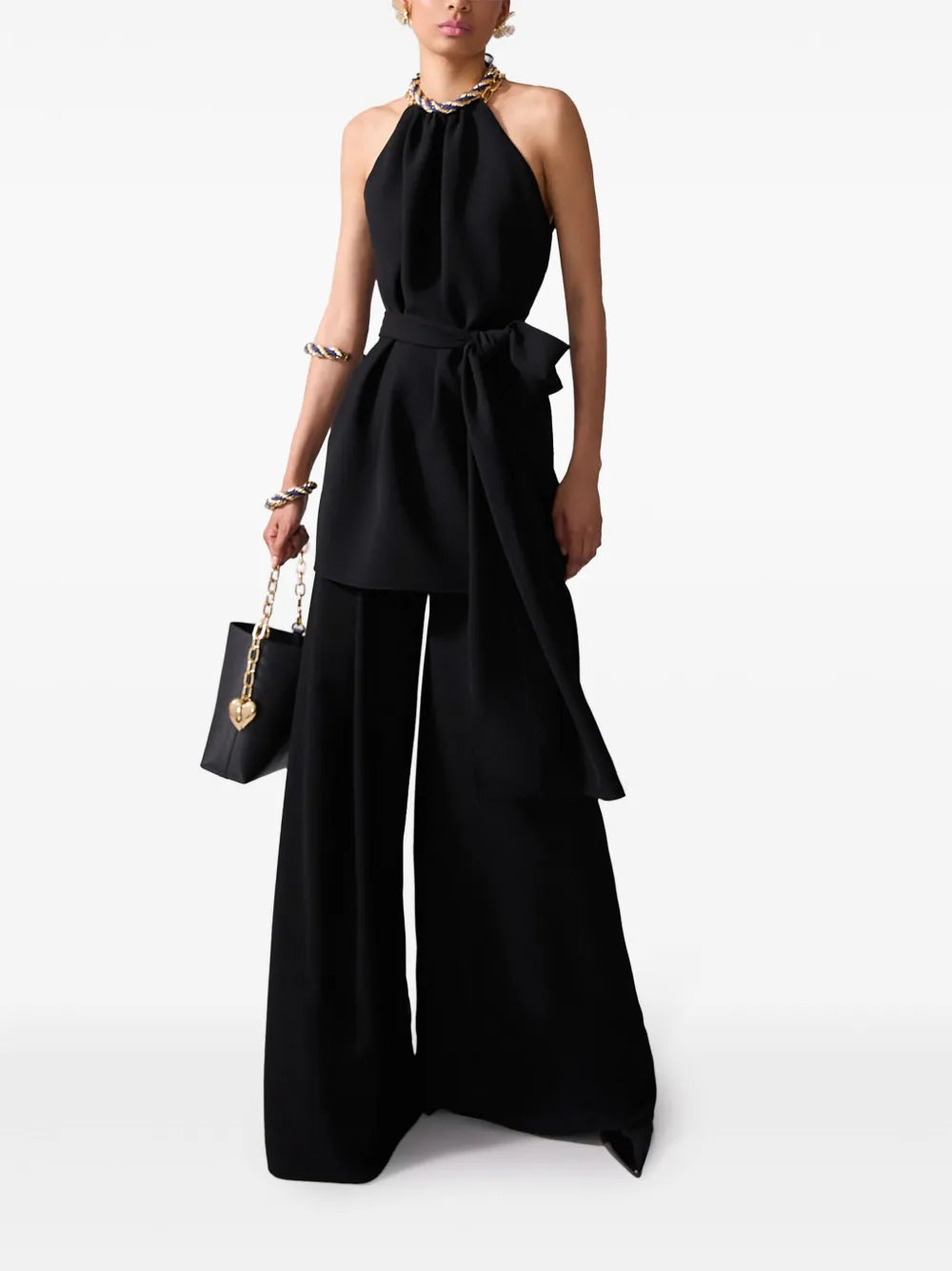 Carolina Herrera chain-strap halterneck top