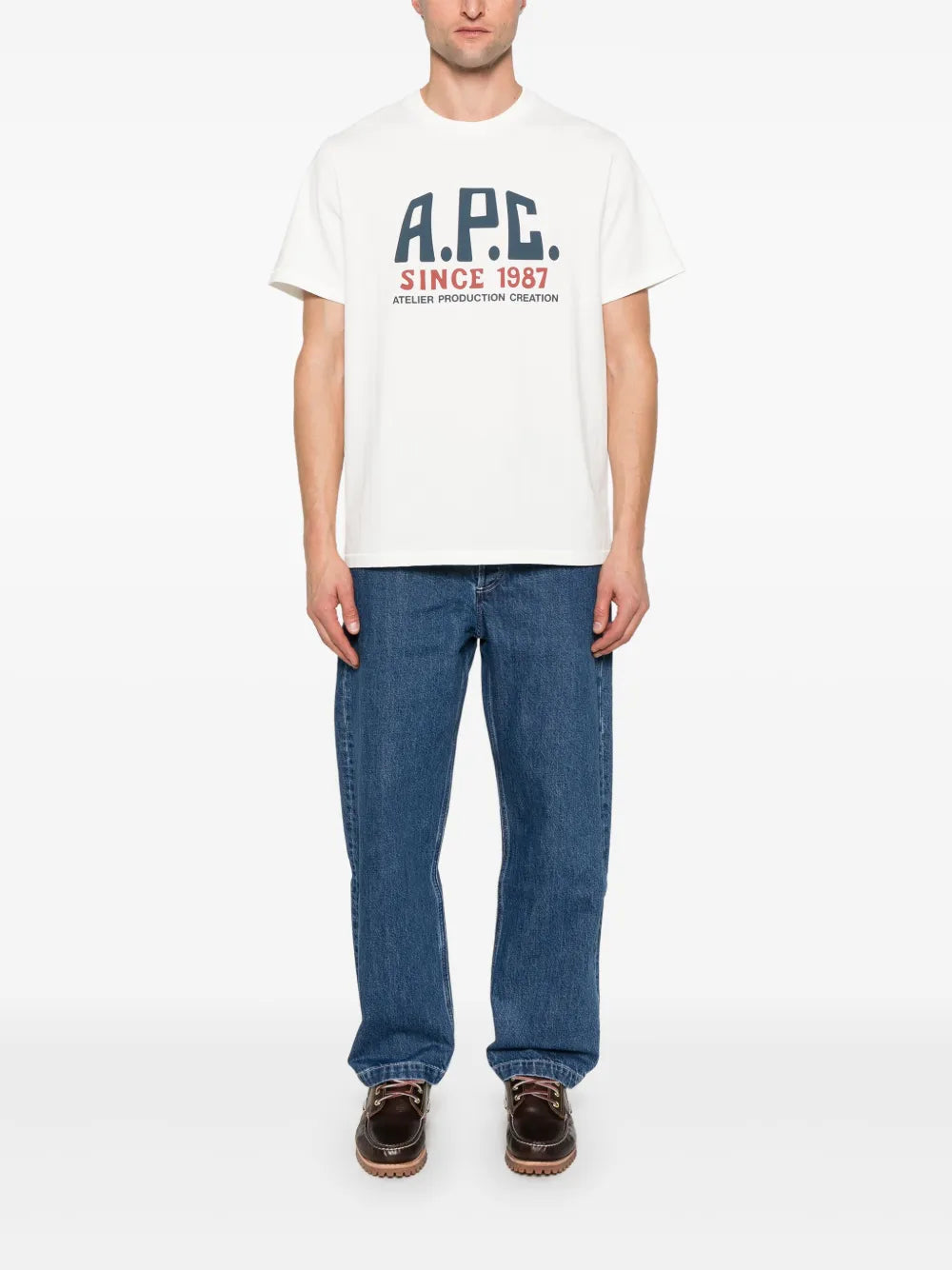 A.P.C.  logo-print T-shirt