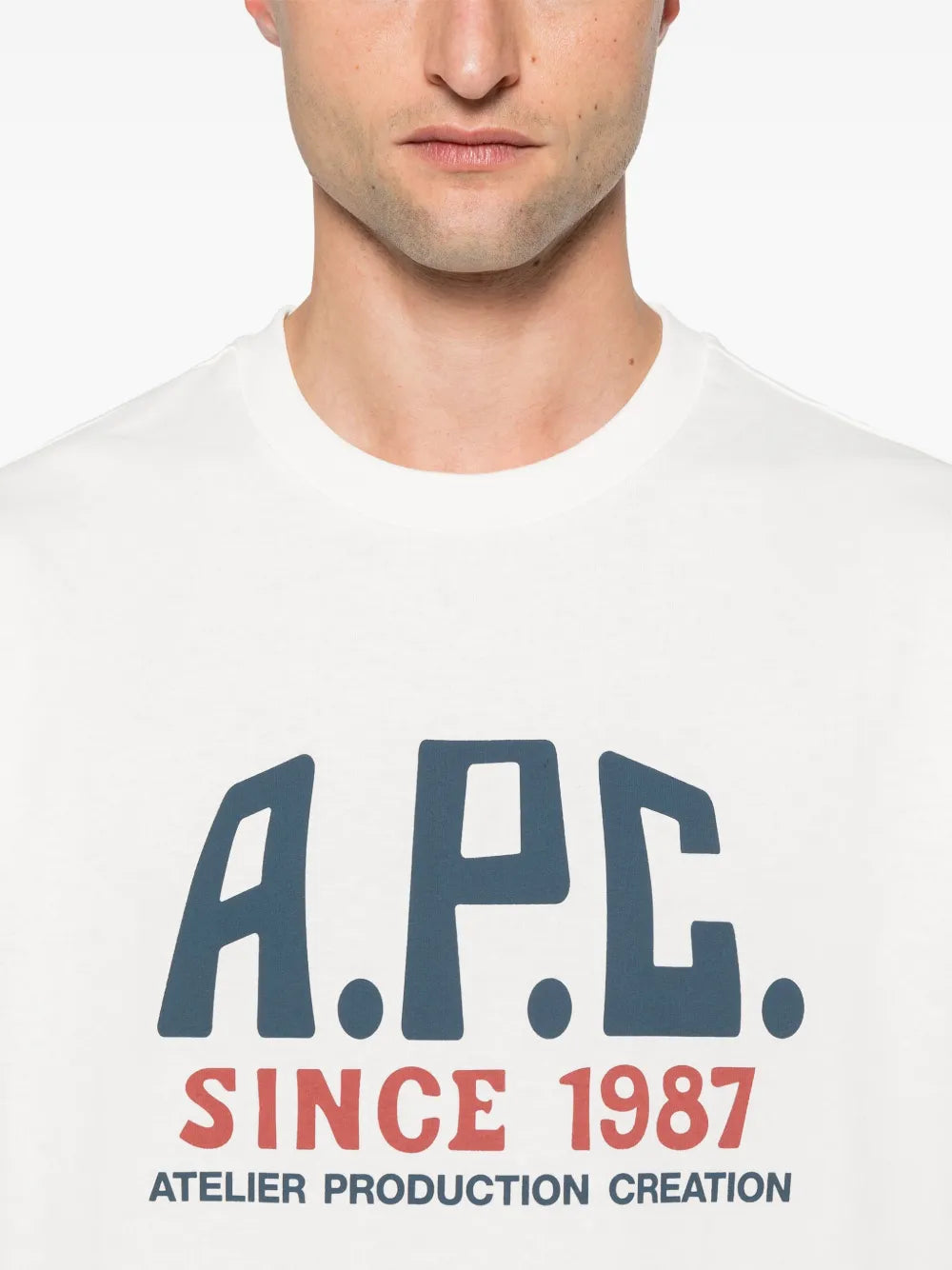 A.P.C.  logo-print T-shirt
