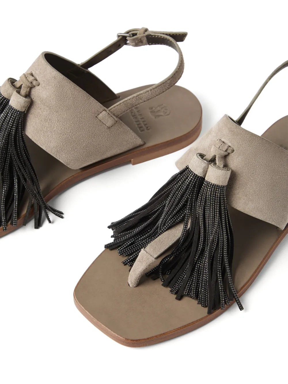 Brunello Cucinelli suede sandals - Image 4