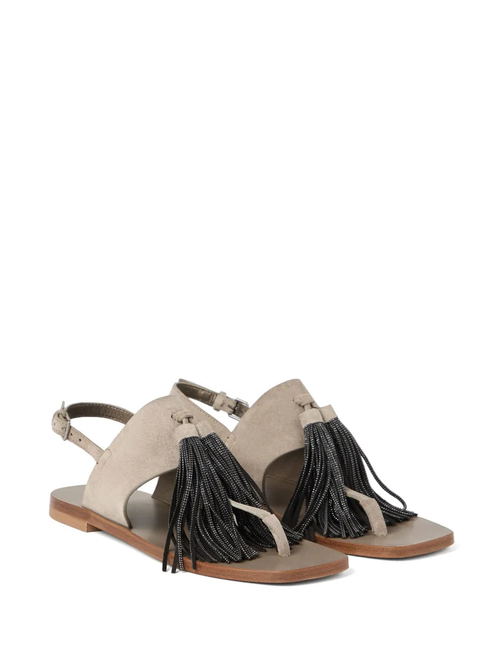 Brunello Cucinelli suede sandals - Image 2