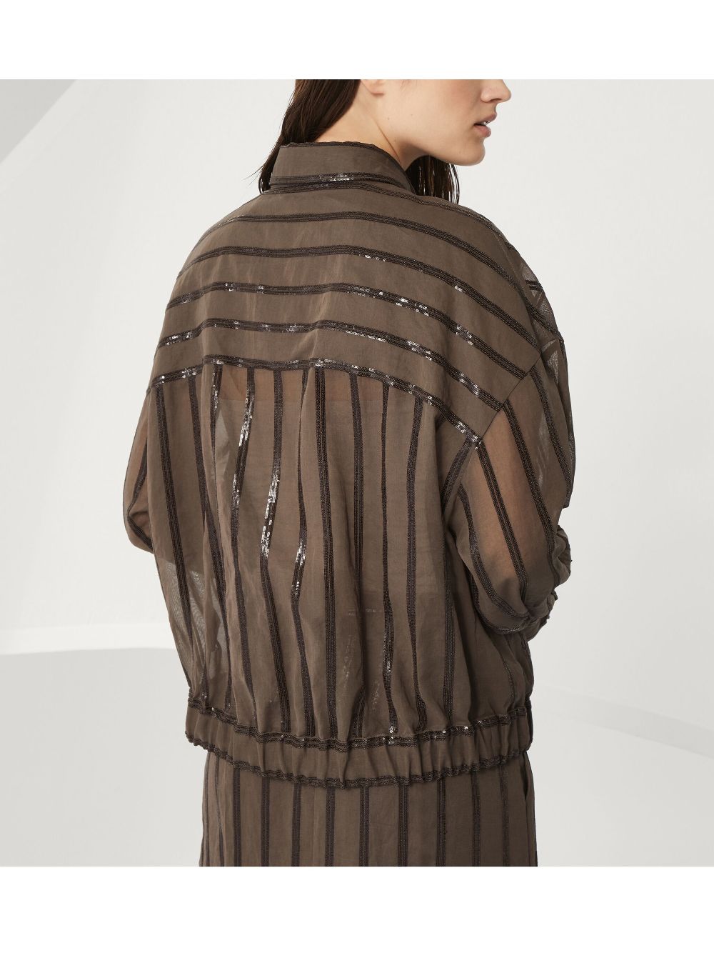 Brunello Cucinelli Dazzling Embroidery jacket