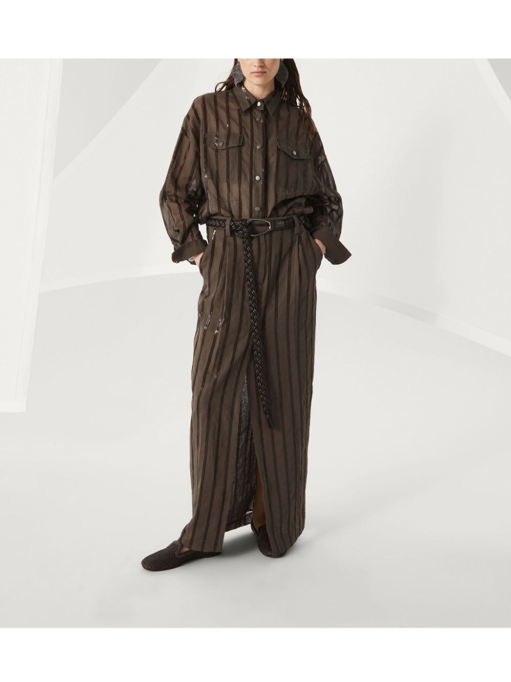 Brunello Cucinelli Dazzling Embroidery jacket