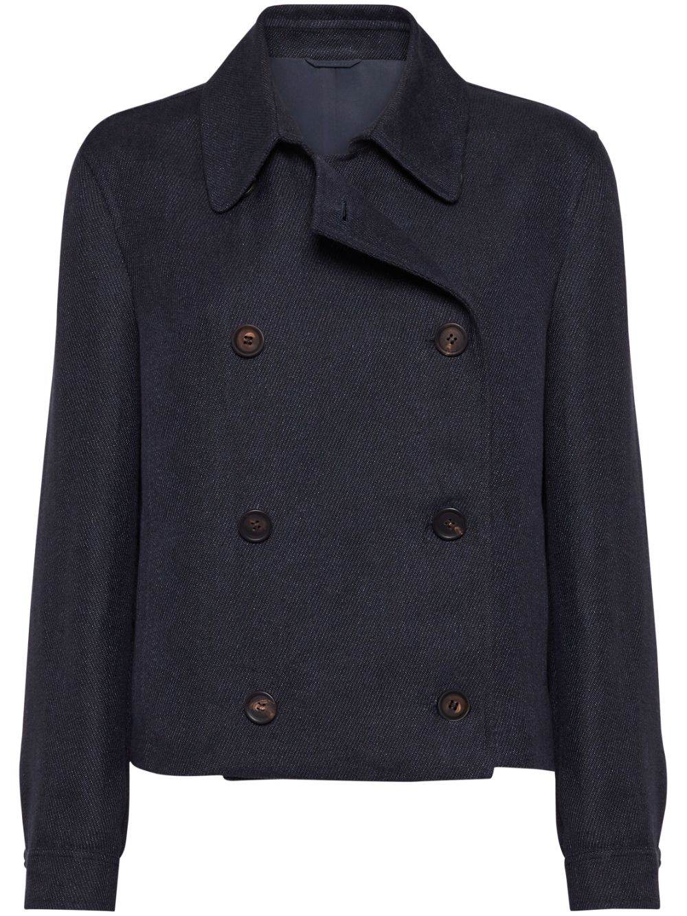 Brunello Cucinelli  Monili-detail caban jacket