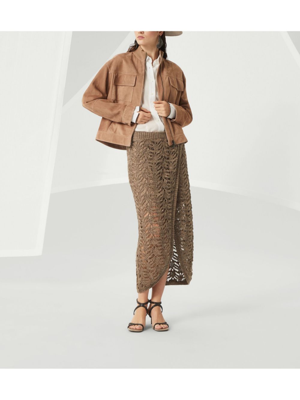 Brunello Cucinelli  Couture suede jacket