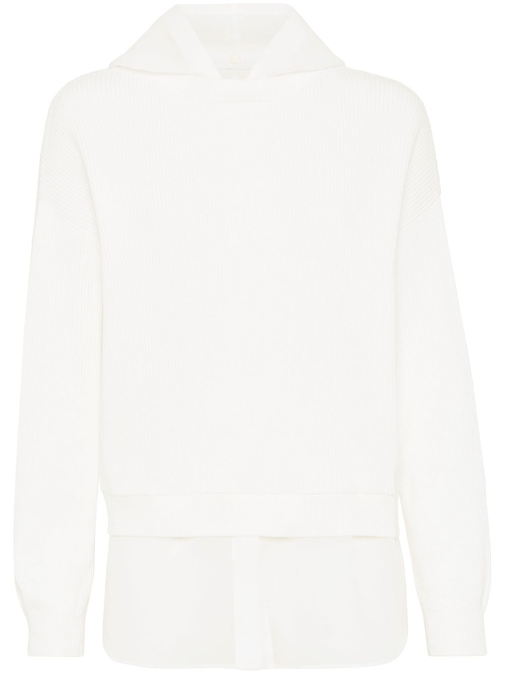 Brunello Cucinelli  Monili-detail layered hoodie