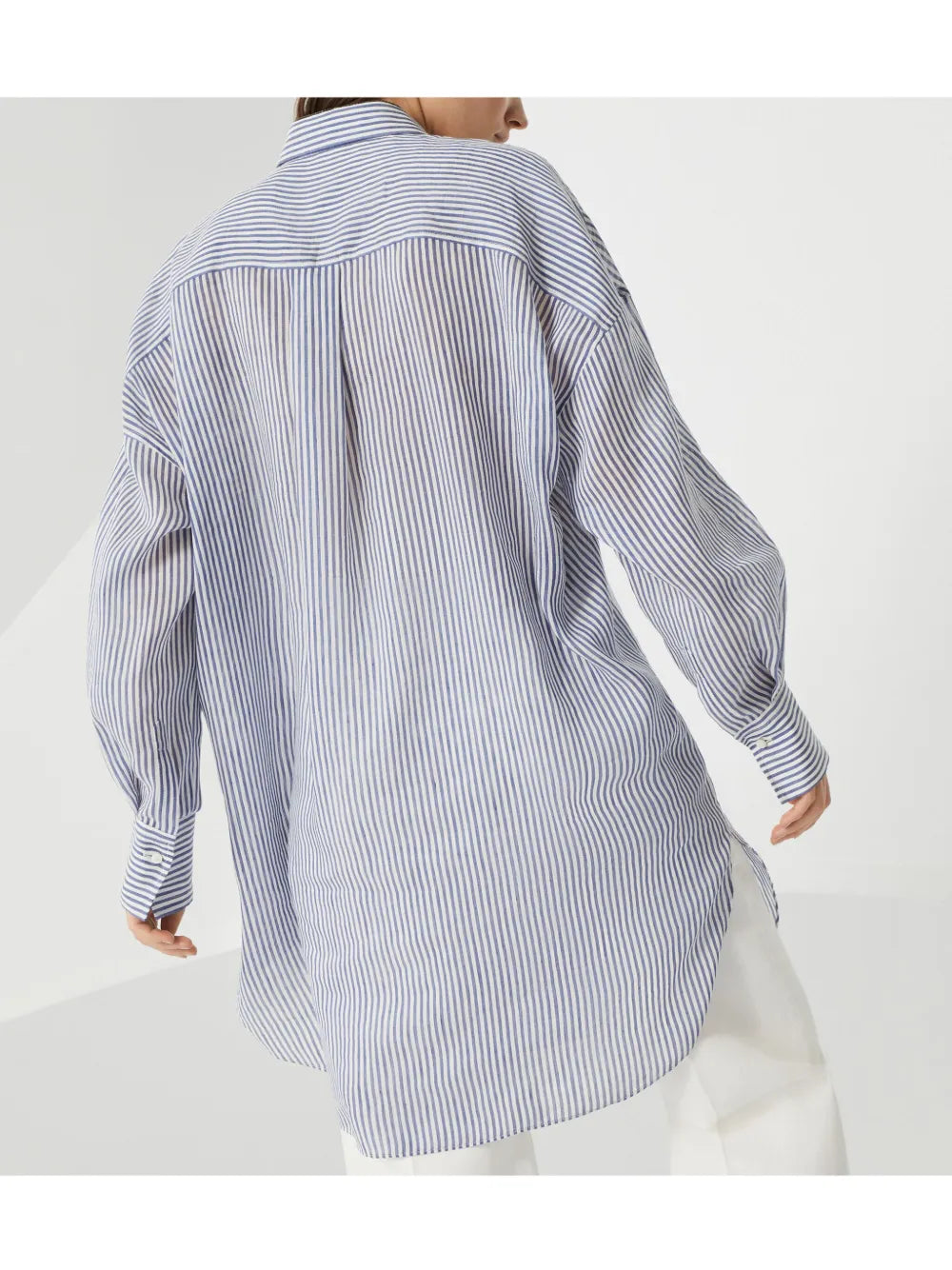 Brunello Cucinelli  Monili-trim long shirt