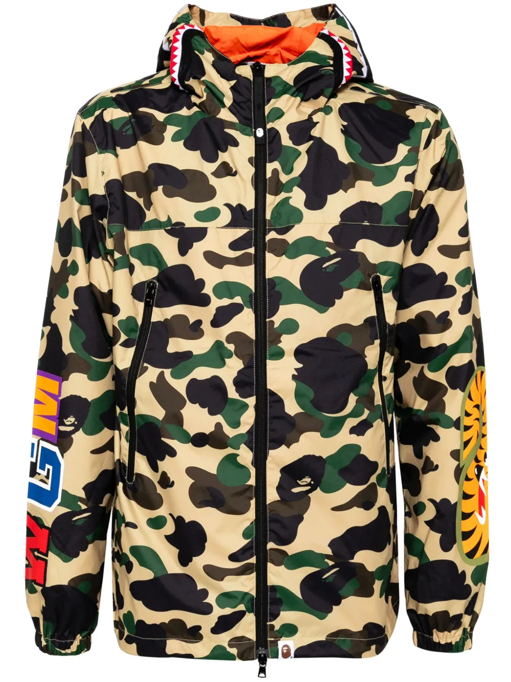 A BATHING APE®  1st camo shark hoodie jacket