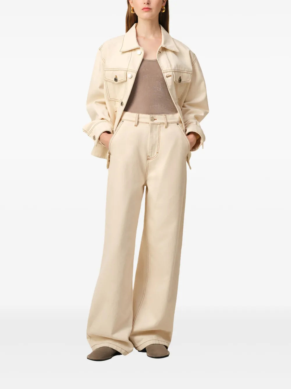 AMI Paris  wide-leg jeans