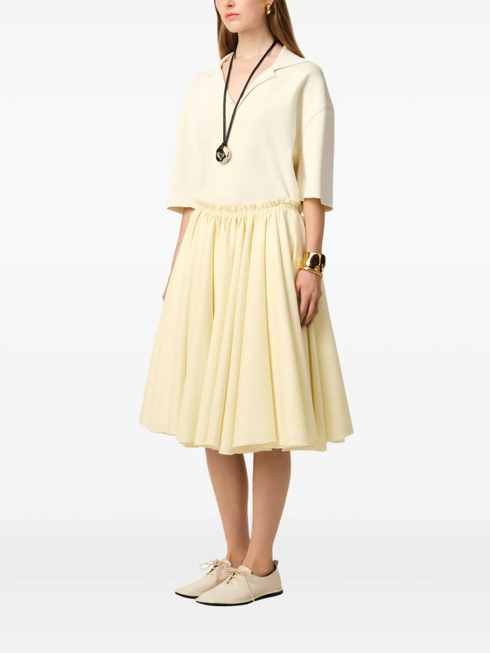 AMI Paris  pleated skirt