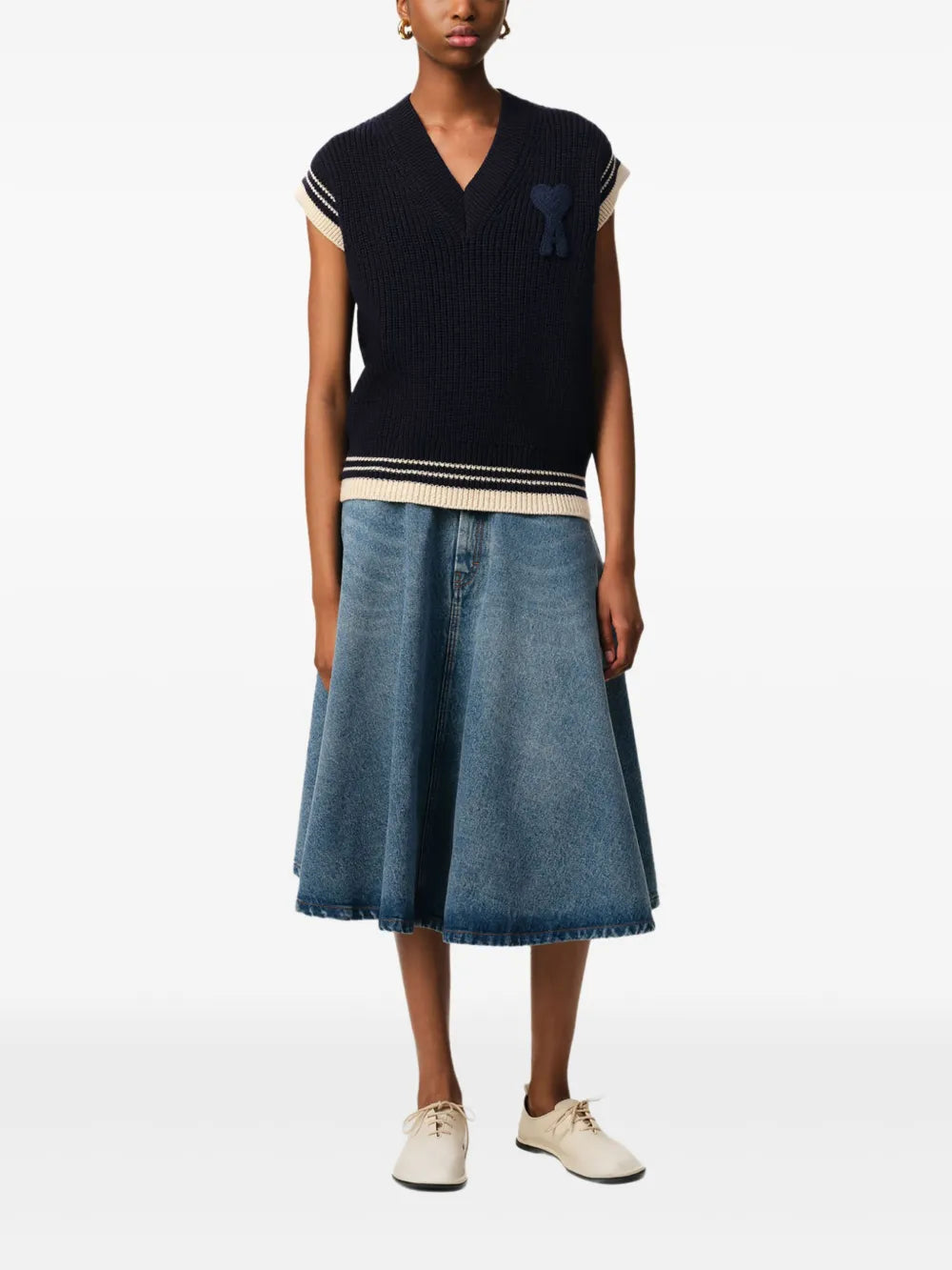 AMI Paris  Ami de Coeur knitted jumper