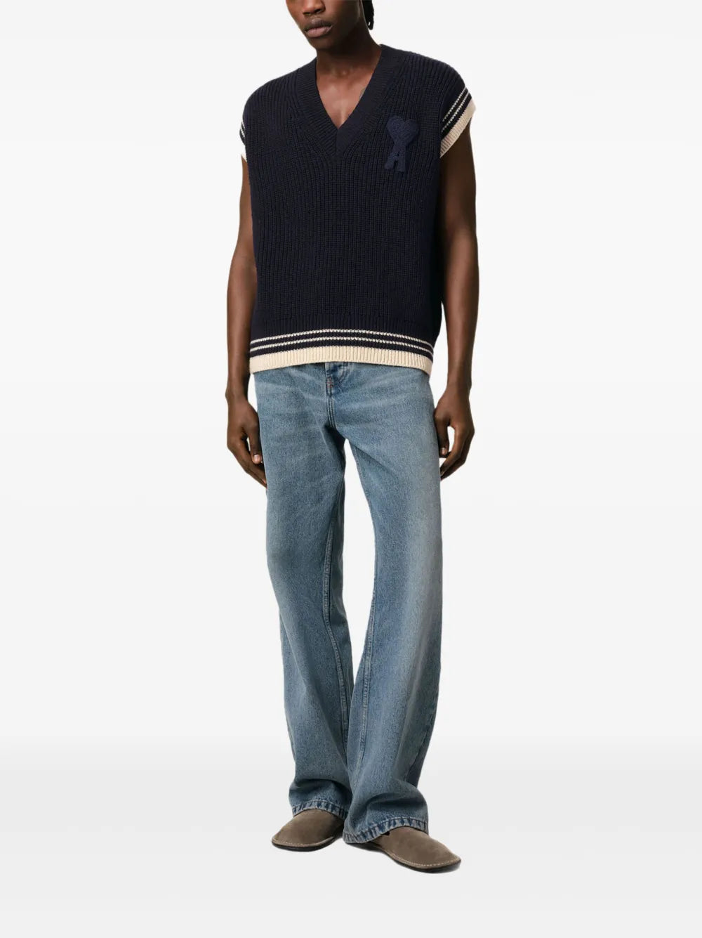 AMI Paris  Ami de Coeur knitted jumper