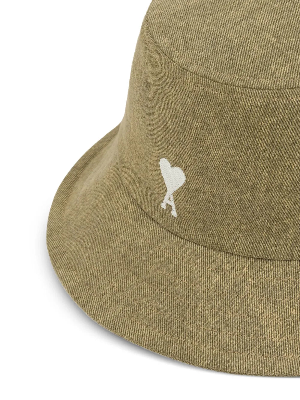 AMI Paris Ami de Coeur-embroidered bucket hat