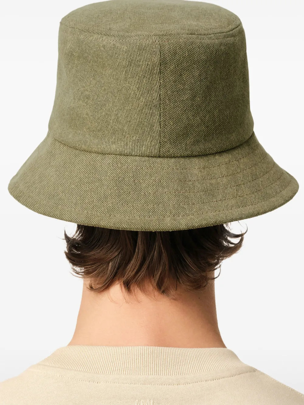 AMI Paris Ami de Coeur-embroidered bucket hat