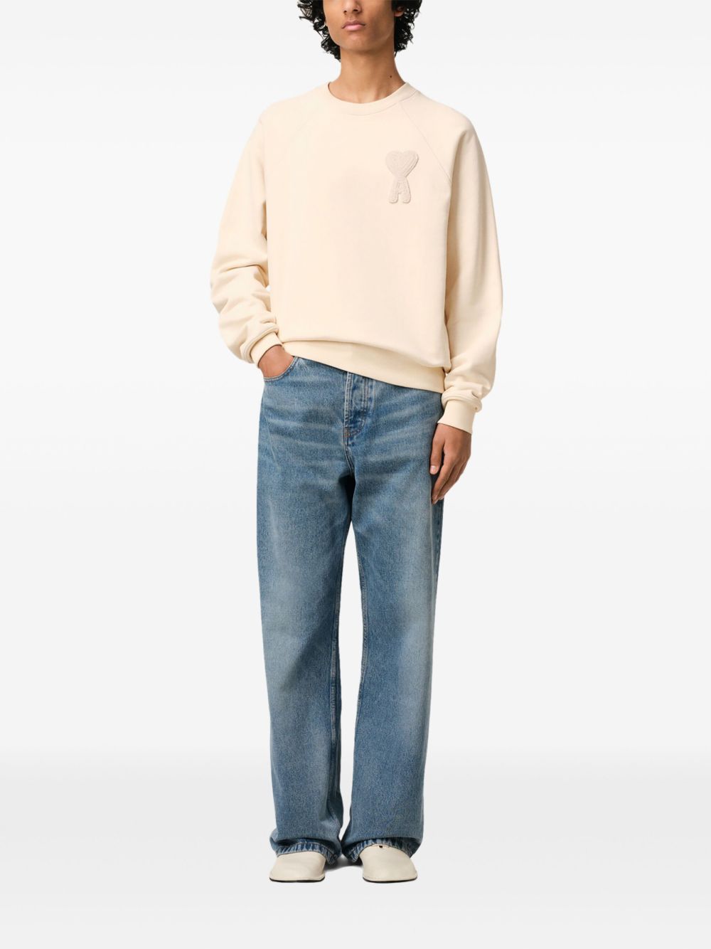 AMI Paris  Ami de Coeur patch sweatshirt