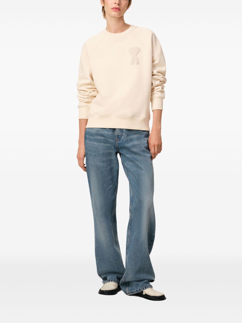AMI Paris  Ami de Coeur patch sweatshirt