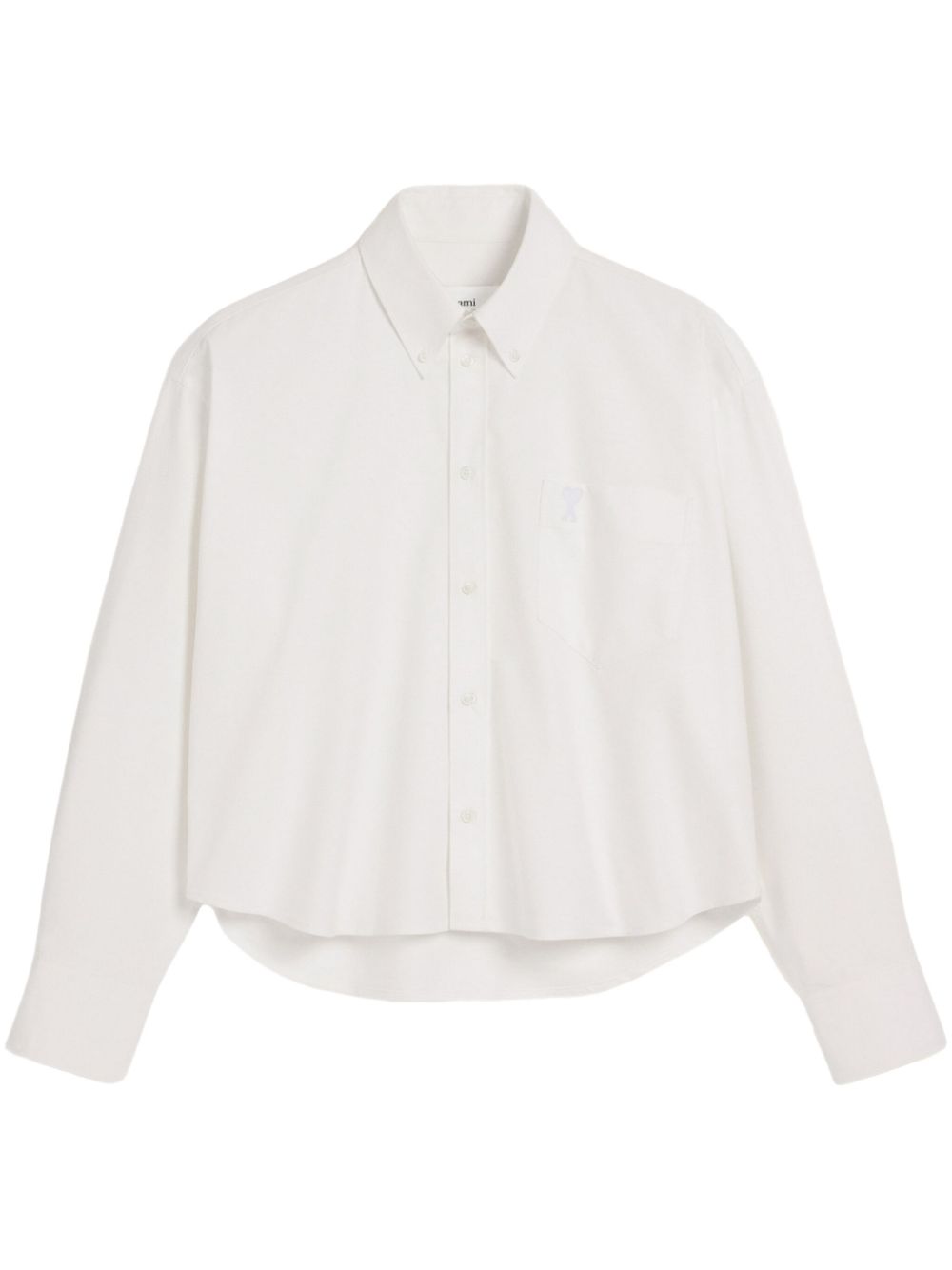 AMI Paris  button-down cropped shirt