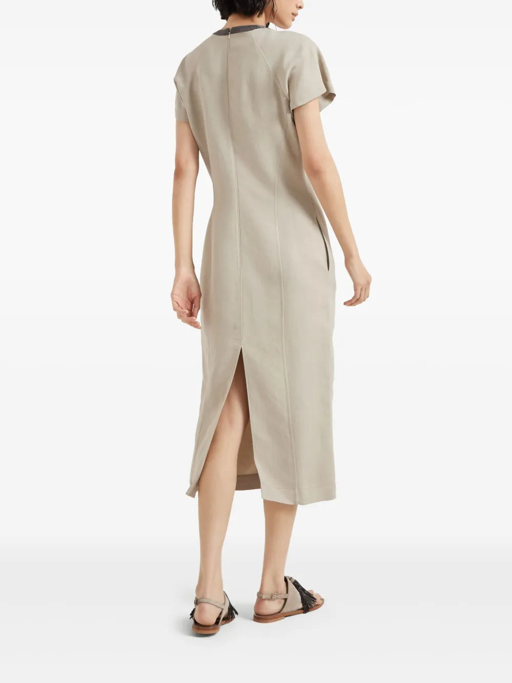 Brunello Cucinelli  Monili-embellished dress