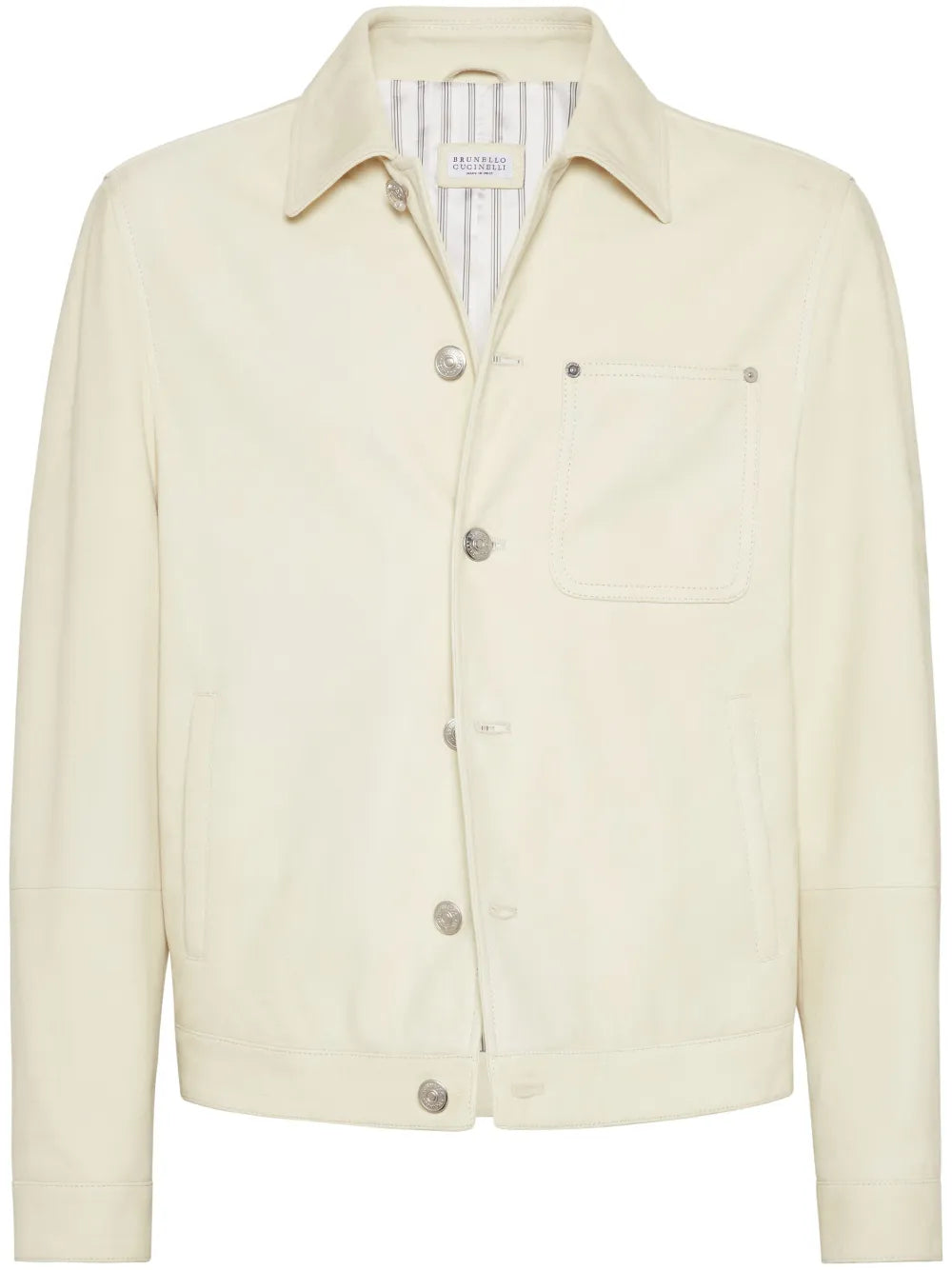 Brunello Cucinelli  suede shirt jacket