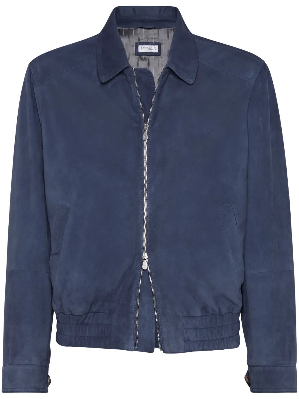Brunello Cucinelli  suede bomber jacket