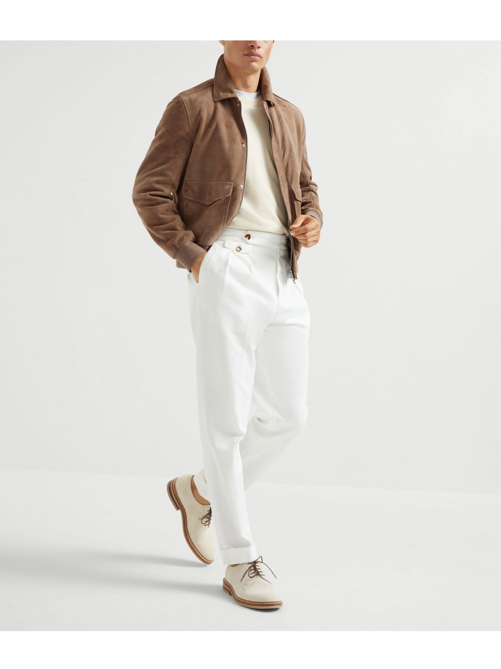 Brunello Cucinelli  aviator jacket
