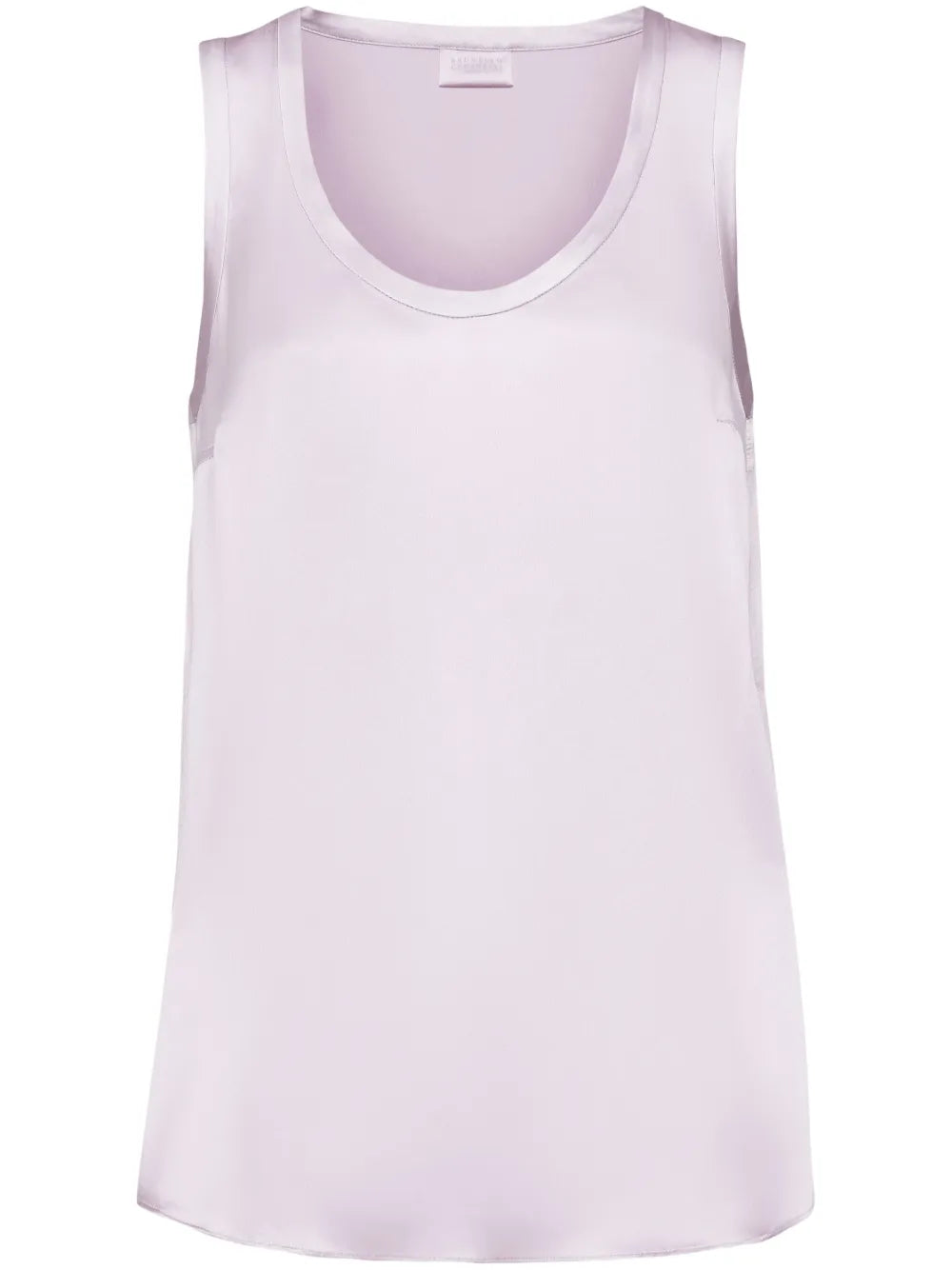 Brunello Cucinelli  satin reversible tank top