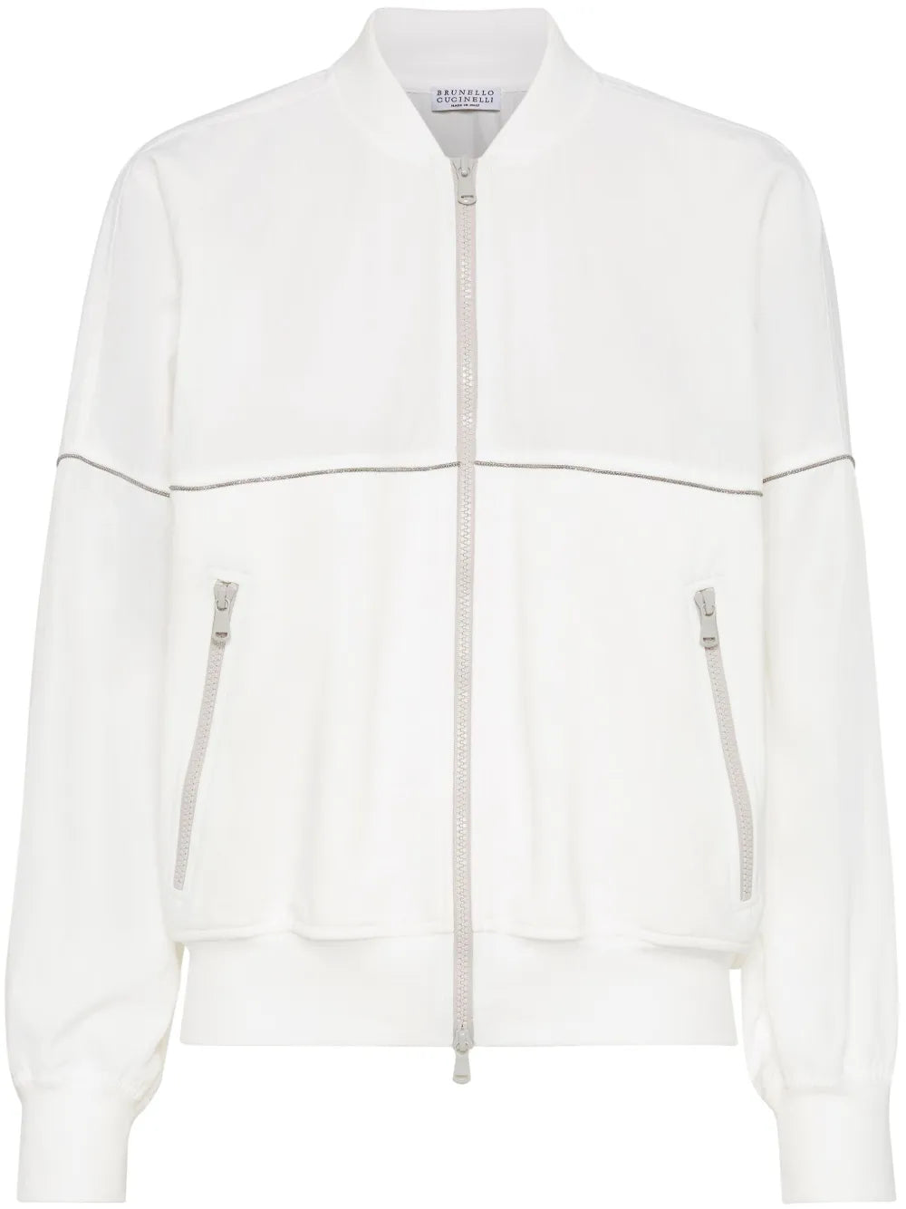 Brunello Cucinelli  Monili-embellished track jacket