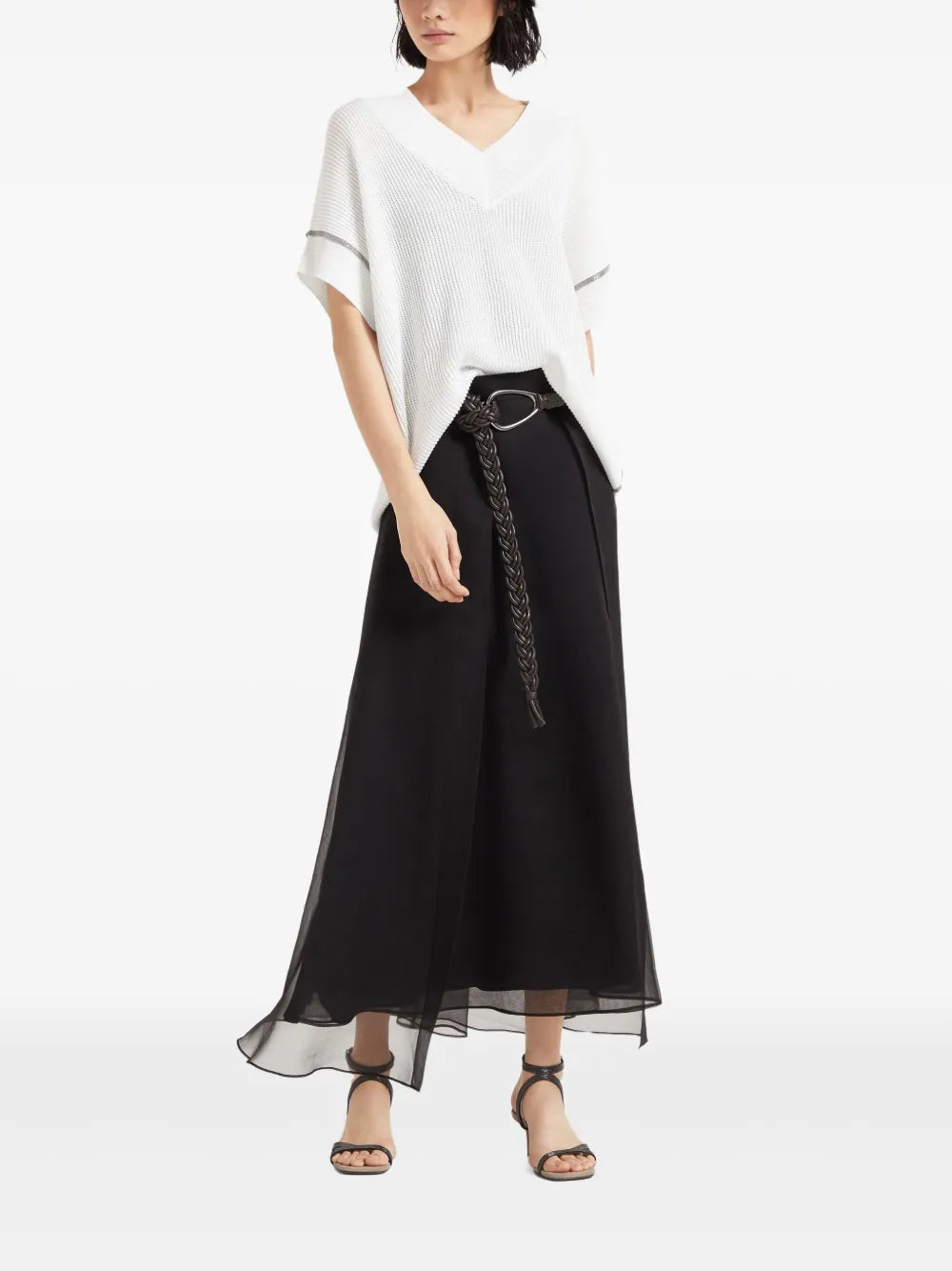 Brunello Cucinelli Monili-trim T-shirt