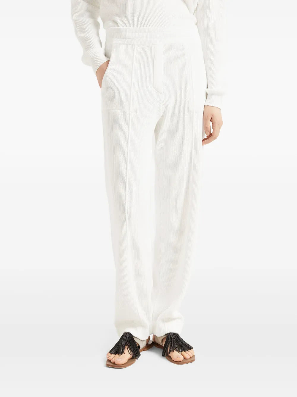 Brunello Cucinelli  cotton track pants