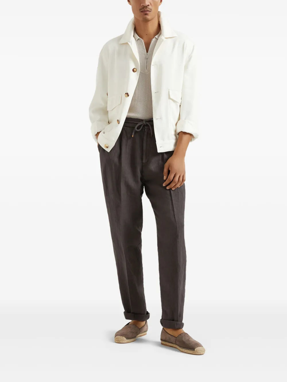 Brunello Cucinelli  knitted polo shirt