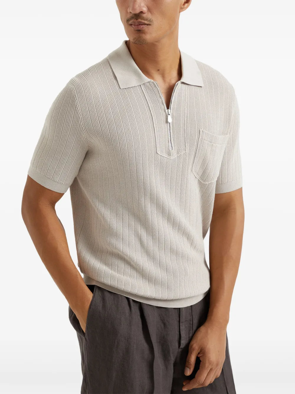 Brunello Cucinelli  knitted polo shirt