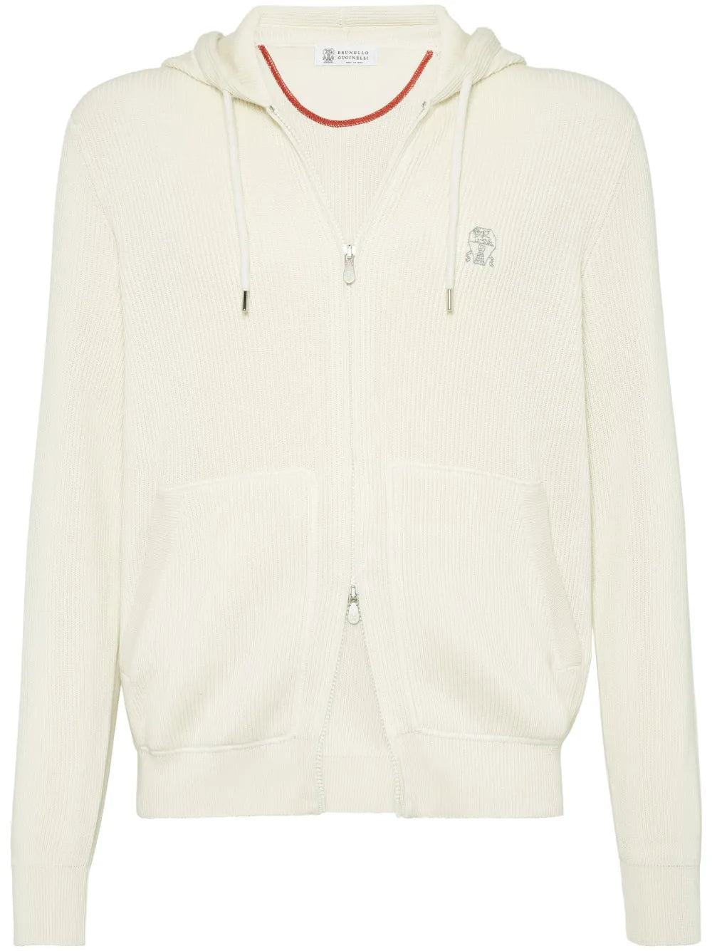 Brunello Cucinelli  ribbed-knit hoodie