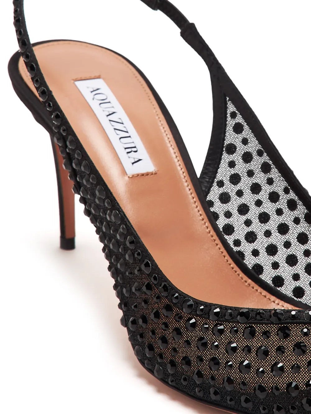 Aquazzura 75mm Crystal Lover sandals