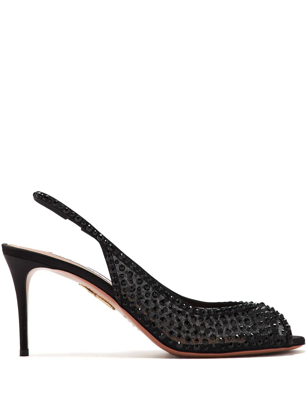Aquazzura  75mm Crystal Lover sandals