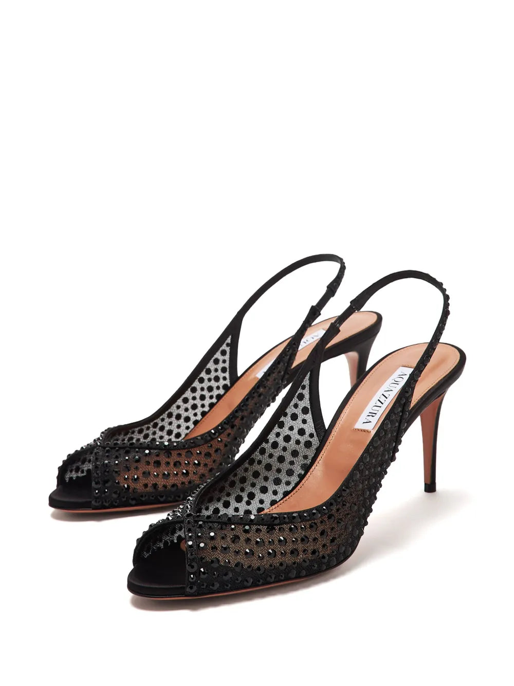 Aquazzura 75mm Crystal Lover sandals