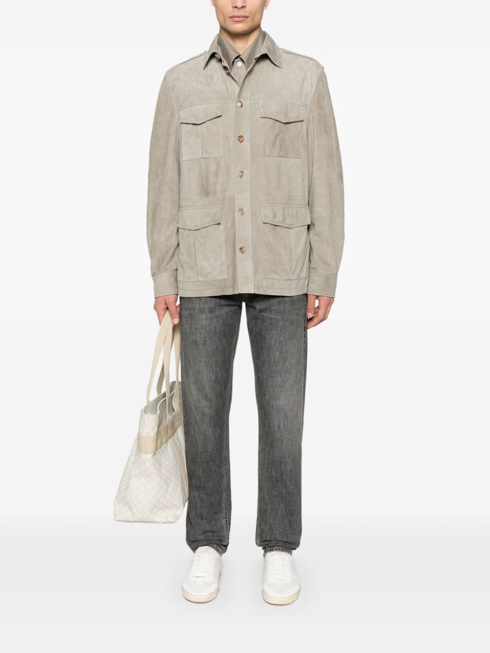 Brunello Cucinelli  suede jacket