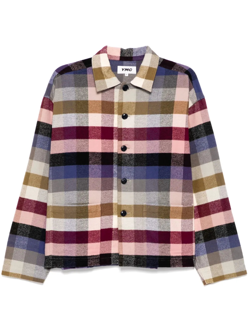 YMC  check pattern shirt