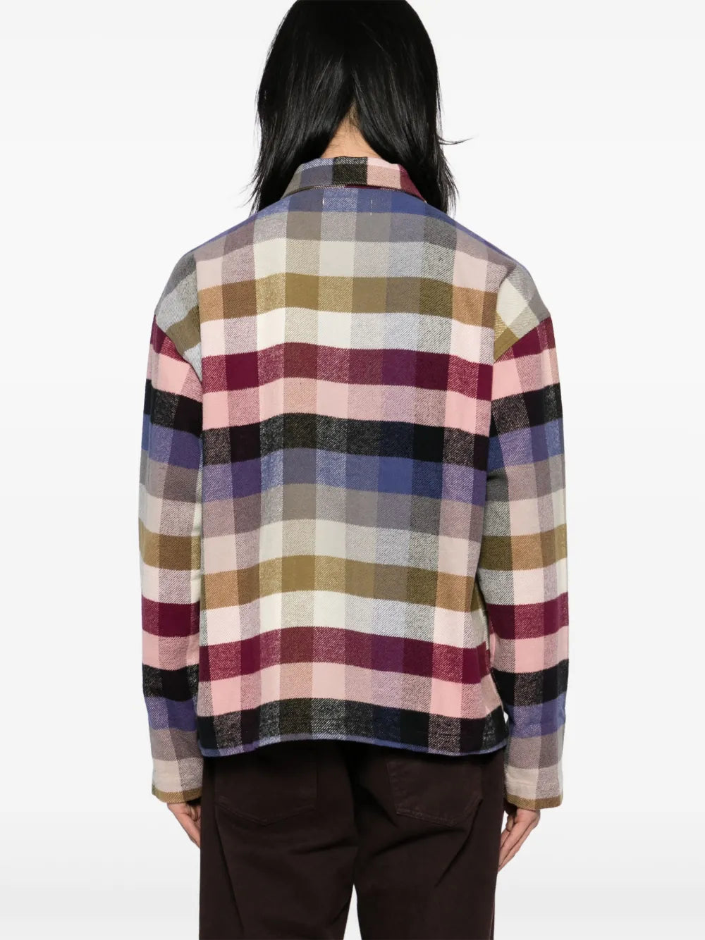 YMC  check pattern shirt